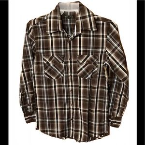 NWT Small Plaid Shirt